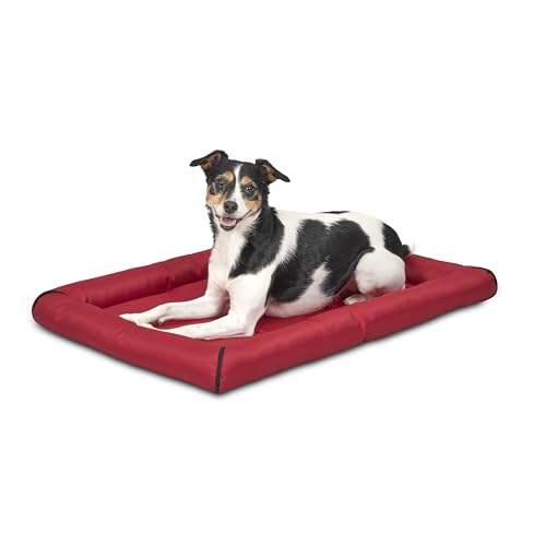 MidWest Homes for Pets MaxxDog Hundebett, passend für eine 76,2 cm große Hundebox, 76,2 cm, Rot von MidWest Homes for Pets