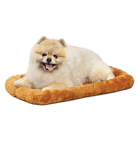 MidWest Homes for Pets Modell 40222-CN Haustierkissen, Hundebett, 56 cm langes Hunde- oder Katzenbett mit bequemer Polsterung, ideal für kleine Hunderassen, Zimtfarbe von MidWest Homes for Pets