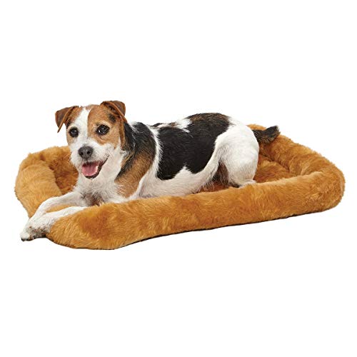 MidWest Homes for Pets Modell 40224-CN Haustierkissen, Hundebett, 61 cm langes Hunde- oder Katzenbett mit bequemer Polsterung, ideal für kleine Hunderassen, Zimtfarbe von MidWest Homes for Pets