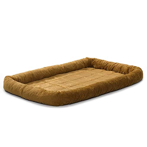 MidWest Homes for Pets Modell 40236-CN Haustierkissen, Hundebett, 91 cm langes Hunde- oder Katzenbett mit bequemer Polsterung, ideal für mittelgroße Hunderassen, Zimtfarbe von MidWest Homes for Pets