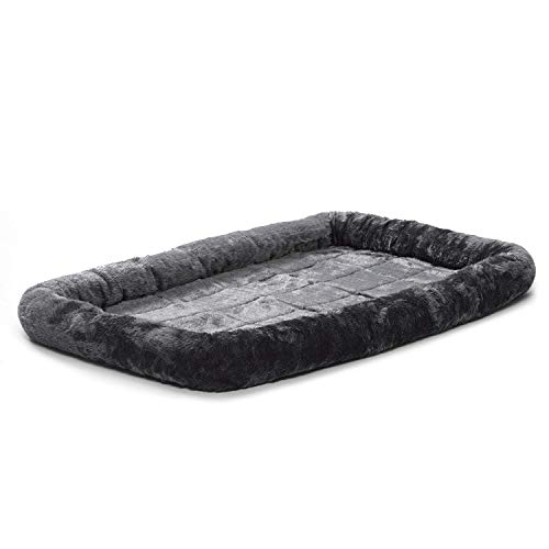 MidWest Homes for Pets Modell 40248-GY Haustierkissen, Hundebett, 122 cm langes Hunde- oder Katzenbett mit bequemer Polsterung, ideal für sehr große Hunderassen, grau von MidWest Homes for Pets