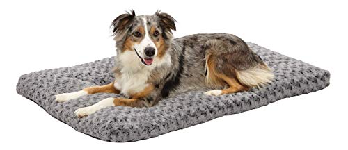 MidWest Homes for Pets Modell 40642-SGB Haustierbett, Ombré-Wirbel, kuschelig, 107 cm lang, für Mini-Hunderassen/Katzen; grau von MidWest Homes for Pets