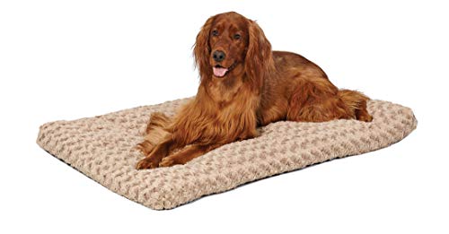 MidWest Homes for Pets Modell 40642-STB Haustierbett, Ombré-Wirbel, kuschelig, 107 cm lang, für große Hunde-/Katzenrassen; Mokka von MidWest Homes for Pets