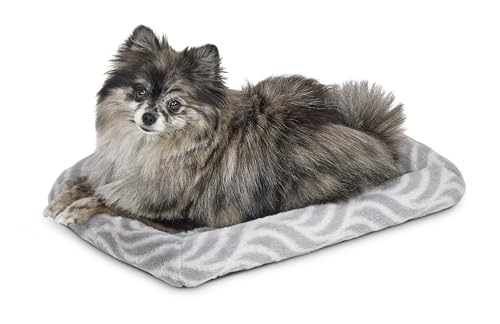 MidWest Homes for Pets QuiteTime 40218-WVGY Deluxe-Bett für kleine Hunde, leicht maschinenwaschbar und trocknergeeignet, Grau, 45,7 cm von MidWest Homes for Pets