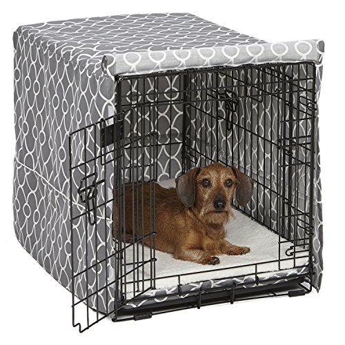 MidWest Homes for Pets CVR-30 Hundebox-Abdeckung, Stoff mit Teflonschutz, Sichtschutz für 76 cm lange Hundeboxen von MidWest und New World, maschinenwaschbar und trocknergeeignet von MidWest Homes for Pets