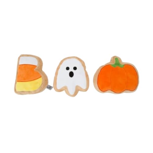 Midlee Boo Sugar Cookie Halloween Plüsch-Hundespielzeug (groß) von Midlee