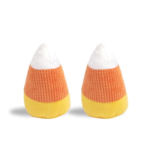 Midlee Candy Corn Hundespielzeug aus Plüsch, Halloween-Design, 2 Stück von Midlee