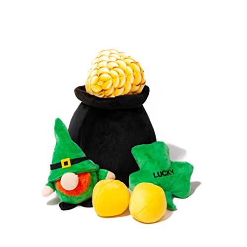 Midlee Hide-A-Toy Pot of Gold St. Patrick's Day Hundespielzeug von Midlee