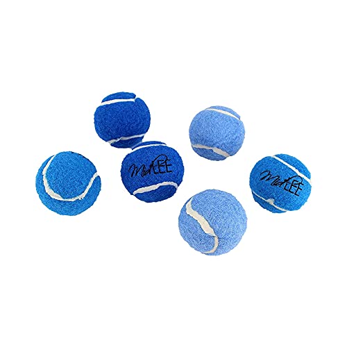 Midlee Mini-Tennisbälle, 3,8 cm, quietschend, 6 Stück von Midlee