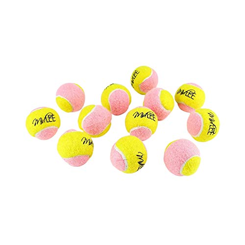 Midlee Tennisbälle für Hunde, Größe XS, 3,8 cm, 12 Stück von Midlee