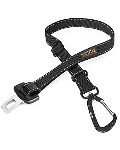 Mighty Paw Hundegurt fürs Auto - Adjustable Hund Auto für kleine/große Hunde - Hundegurt fürs Auto - Anschnallgurt Hund Auto - Hunde Sicherheitsgurt Auto - Hundegeschirr Auto - Autogurt Hunde - Welpe von Mighty Paw