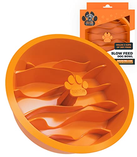 Mighty Paw Hundenapf - Slow Feeder Hundeschüsseln - Anti Schling Napf Hund - Antischlingnapf Hunde - Hundenäpfe - Hundenapf Kleine Hunde - Hundenapf von Mighty Paw