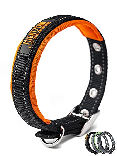 Mighty Paw Ultraweiches Hundehalsband – ultimativer Komfort mit superweicher Neoprenpolsterung – verstellbare Ganzmetallschnalle für große und kleine Hunde – robuste Hardware für lange Haltbarkeit – von Mighty Paw