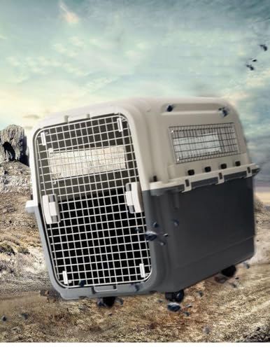 Mighty Pet Transporter Transportkäfig für Katzen, Hunde, Welpen, Kunststoff, Größe B von Mighty Products