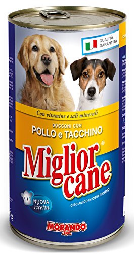 MIGLIOR Cane Set 12 1250 Gr. Leckerbissen Huhn-Pute Tierfutter von Miglior Cane