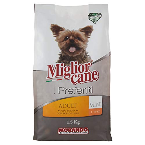 Miglior Cane Hundekroketten mit Huhn und Reis, Trockenfutter für Hunde, 1500 g von Miglior Cane