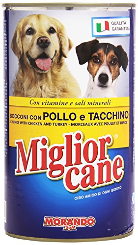 Migliorcane Alleinfuttermittel für Hunde, Trockenfutter, Knospen mit Huhn und Truthahn - 1250 g von Miglior Cane