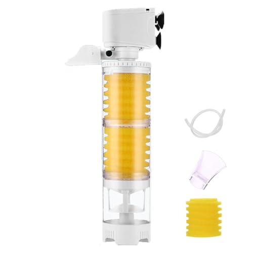 Mihauuke Innenfilter für Aquarien, Innenfilter für Aquarien, Schildkrötenfilter, Aquariumfilter Tankfilter Effizient, Aquariumfilter reinigt Wasser für die Aquariumfiltration mit Sauerstoff von Mihauuke