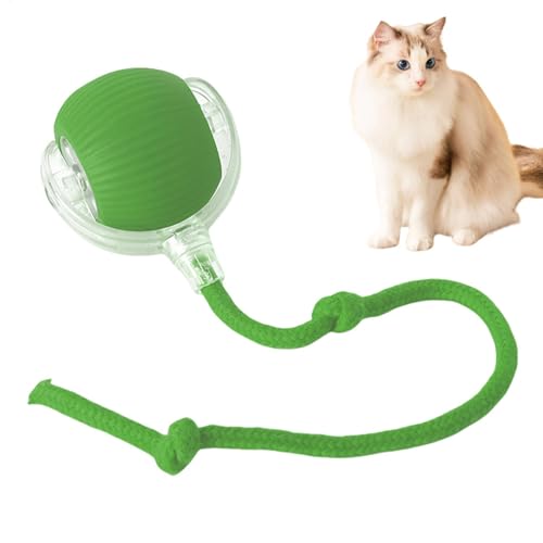 Mihauuke Interaktives Katzenspielzeug,Intelligentes Katzenspielzeug,Automatisches elektrisches Spielzeug für Katzen, Katzenspielzeug mit beweglichem Ball,Rolling Ball Mit USB Aufladbar von Mihauuke