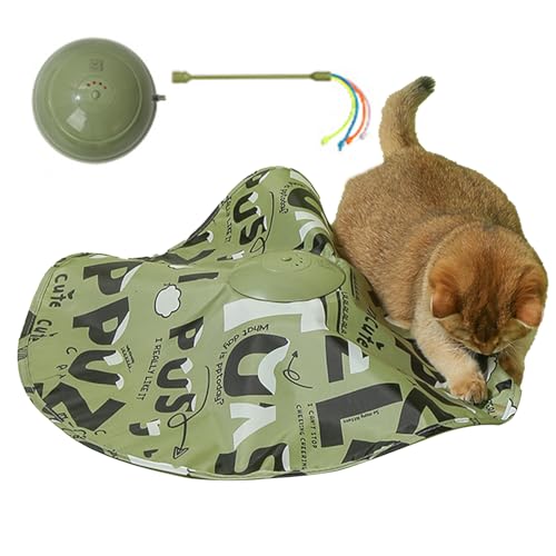 Mihauuke Interaktives Spielzeug für Katzen | Bewegliches Spielzeug Mit Abdeckung | Automatische Aktivität Für Unterhaltung Bewegung Jagen Drinnen Kratzen Mihauuke Interaktives Spielzeug für Katzen | Bewegliches Spielzeug Mit Abdeckung | Automatische Aktivität Für Unterhaltung Bewegung Jagen Drinnen Kratzen von Mihauuke