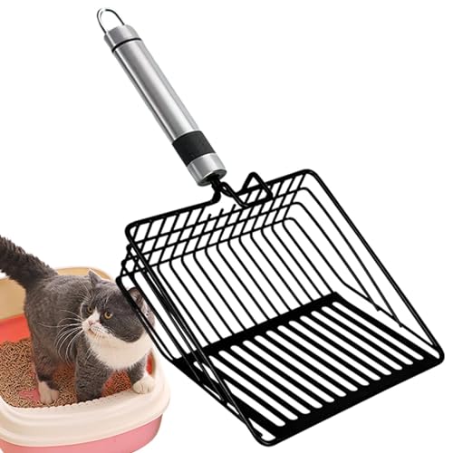 Mihauuke Kitten Metal Scooper, Schaufelschaufel für kleine Haustiere,Katzenkotheber | Rutschfester und abriebfester Kitten Pooper Lifter Katzenstreuschaufel von Mihauuke