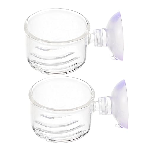 Mikikit 2Stücke Futterbecher für Aquarium Blutwurm Futterhalter mit Saugnapf für Futterverteilung und Einfache Handhabung Süßwasserumgebungen Mikikit 2Stücke Futterbecher für Aquarium Blutwurm Futterhalter mit Saugnapf für Futterverteilung und Einfache Handhabung Süßwasserumgebungen von Mikikit
