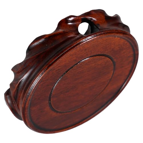 Mikikit Blumentopf-Aquarium Skulpturenständer Vase mit Holzsockel Ständer für Teekannen aus Holz runder Teekannenständer Vintage Vase aus Holz runder holzständer Brown Mikikit Blumentopf-Aquarium Skulpturenständer Vase mit Holzsockel Ständer für Teekannen aus Holz runder Teekannenständer Vintage Vase aus Holz runder holzständer Brown von Mikikit