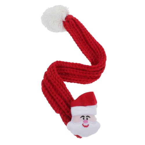 Mikikit Haustier-Schal Haustierschal Weihnachtshundeschal individuelles Hundehalsband Haustier Schal Haustier Weihnachtsaccessoire Hund Winterschal Hund Katze Sankt Schal Stricken von Mikikit