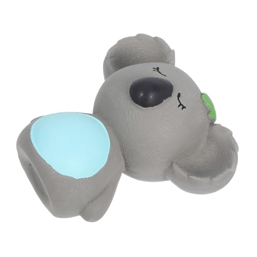 Mikikit Latexspielzeug für Haustiere Squeaky Tierform Tierische Spielzeuge Pet kauendes quietschendes Haustier Interaktives Emulsion Grey von Mikikit