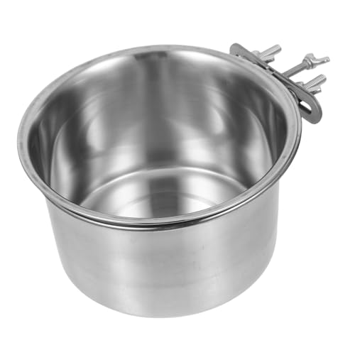 Mikikit hängender Hundenapf rostfrei Haustier Erhöhte Hundenäpfe Futterspender Mittel montieren Hundekäfignäpfe hängend Kleine Hundeblächen Hundekiste Wassernapf Silver Mikikit hängender Hundenapf rostfrei Haustier Erhöhte Hundenäpfe Futterspender Mittel montieren Hundekäfignäpfe hängend Kleine Hundeblächen Hundekiste Wassernapf Silver von Mikikit