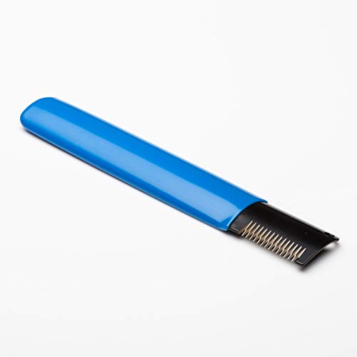 Mikki Hund, Welpenpflege Abisoliermesser - Handabisolierklinge Werkzeug für grobe Haarmäntel, blau von Mikki