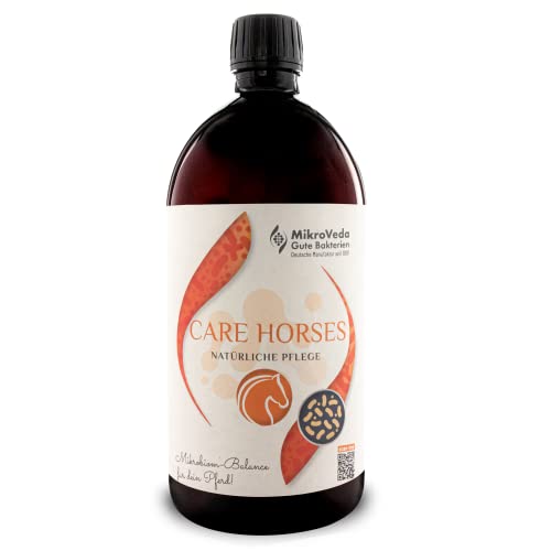 Mikroveda Care Horses 1 Liter, Bio Stallpflege, natürliches Pflegemittel Mikroorganismen für Pferd und Stall von Mikroveda