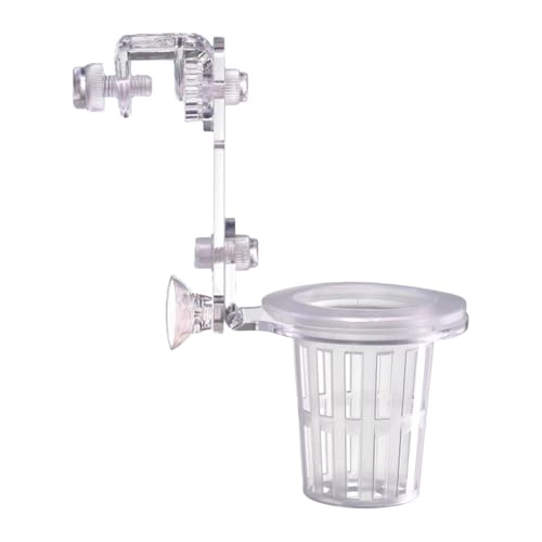 Milageto Aquarium-Becher, Aquarium-Pflanzgefäß, Pflanzbecher, Aquarium-Ornament, Aquarium-Dekor, Upgrade für Pflanzenanbau, Stabiler Aquarienhalter, einstellbar von Milageto