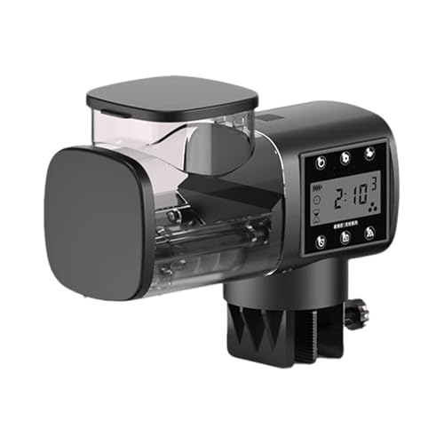 Milageto Automatischer Fischfutterspender, automatischer Spender, Aquarium-Futterspender, verstellbar, stapelbar, für Schildkrötenbecken, Aquarien, kleine, 500 Ml Milageto Automatischer Fischfutterspender, automatischer Spender, Aquarium-Futterspender, verstellbar, stapelbar, für Schildkrötenbecken, Aquarien, kleine, 500 Ml von Milageto