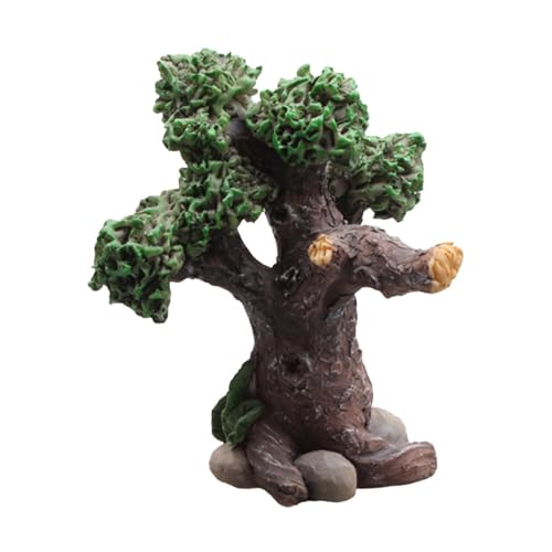 Milageto Fischtankdekoration, Aquarium Bonsai Tree Ornament, stabil, Aquarium Pflanzenlandschafts -Accessoire -Harz für Blumenkerngarten von Milageto