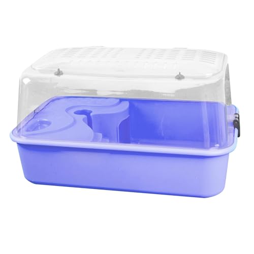 Milageto Großer Hamster -Käfig -Hamster -Gehäuse atmungsaktives Hideaway -Training Lebensraumübung Spielhaus für Hedgehog, Lila Milageto Großer Hamster -Käfig -Hamster -Gehäuse atmungsaktives Hideaway -Training Lebensraumübung Spielhaus für Hedgehog, Lila von Milageto