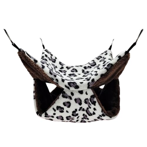 Milageto Hängematte zum Aufhängen für Kleintiere, Käfigzubehör, Nest, Versteck, Winter-Hamster-Hängebett für Papageien, Zuckergleiter, Schlafen, Ausruhen, Grau 20cmx20cm Milageto Hängematte zum Aufhängen für Kleintiere, Käfigzubehör, Nest, Versteck, Winter-Hamster-Hängebett für Papageien, Zuckergleiter, Schlafen, Ausruhen, Grau 20cmx20cm von Milageto