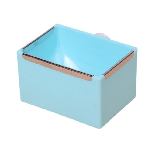 Milageto Hamster Bowl Bunny Food Dish Dekorative kleine Tierfutterschale Wasserschale für Rennmbil Ratten Chinchilla Hamster, Blau von Milageto