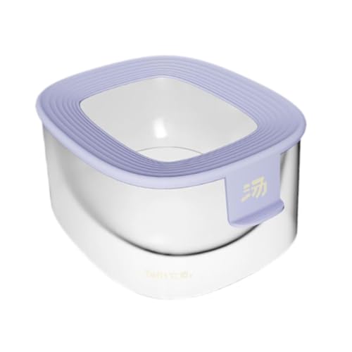 Milageto Hamster Sandbad Toilette Miniatur Haustierbett Badehaus Hamster SPA Badezimmer Hamsterhaus Kleintiere Rennmäuse Mäuse Eichhörnchen, Lila von Milageto