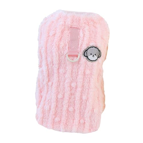 Milageto Haustier Hund Kleidung Hund Winter Pullover Haustier Liefert Winter Weiche Verdickung Gestrickte Hund Pullover Welpen Weich für Park Walking, Rosa, m von Milageto