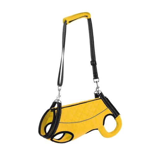 Milageto Hundehebekabelbaum Haustier Accessoires Komfortable Walk Assist Gurt Hundegurt Träger Hunde Liftweste für Reisen älteren Menschen Hund, L von Milageto