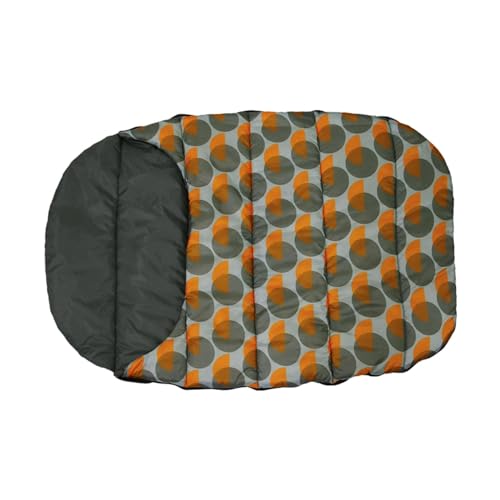 Milageto Hundeschlafsack mit Aufbewahrungstasche, bequemes Haustierbett, warmes, verpackbares Hundebett, leicht, zum Wandern, Indoor-Camping, Reisen, L von Milageto