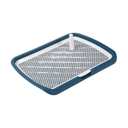 Milageto Tragbare Haustier Hunde Toilette, Welpen Trainings Töpfchen, Indoor Outdoor Pee Toilette, Katzentoilette, Eck Toilettenbecken, Grün blau 66 x 50 x 5.2 cm von Milageto