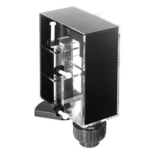 Milageto Siphon Box Wasser Überlauf Box Aquarium Zubehör Schnelle Installatio Überlauf Begleiter Box, Schwarz von Milageto