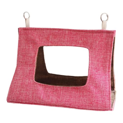 Milageto Vogel Hängematte House Hideaway Papageien Schlafbett Accessoires Nbett für Papagei Lovebird, Cockatiels Wellensittiche, L Milageto Vogel Hängematte House Hideaway Papageien Schlafbett Accessoires Nbett für Papagei Lovebird, Cockatiels Wellensittiche, L von Milageto