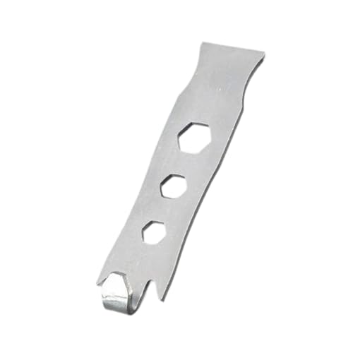 Milageto Zaundraht-Verdrehwerkzeug, 3 Löcher, 6/8/10 mm, Robustes Hochleistungs-Befestigungsdraht-Verdrehwerkzeug, zu verwenden, für den täglichen, 9.5 cm X 2.5 cm Milageto Zaundraht-Verdrehwerkzeug, 3 Löcher, 6/8/10 mm, Robustes Hochleistungs-Befestigungsdraht-Verdrehwerkzeug, zu verwenden, für den täglichen, 9.5 cm X 2.5 cm von Milageto