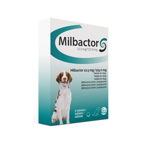 Milbactor für kleine Hunde und Welpen - 4 Tabletten von Milbactor