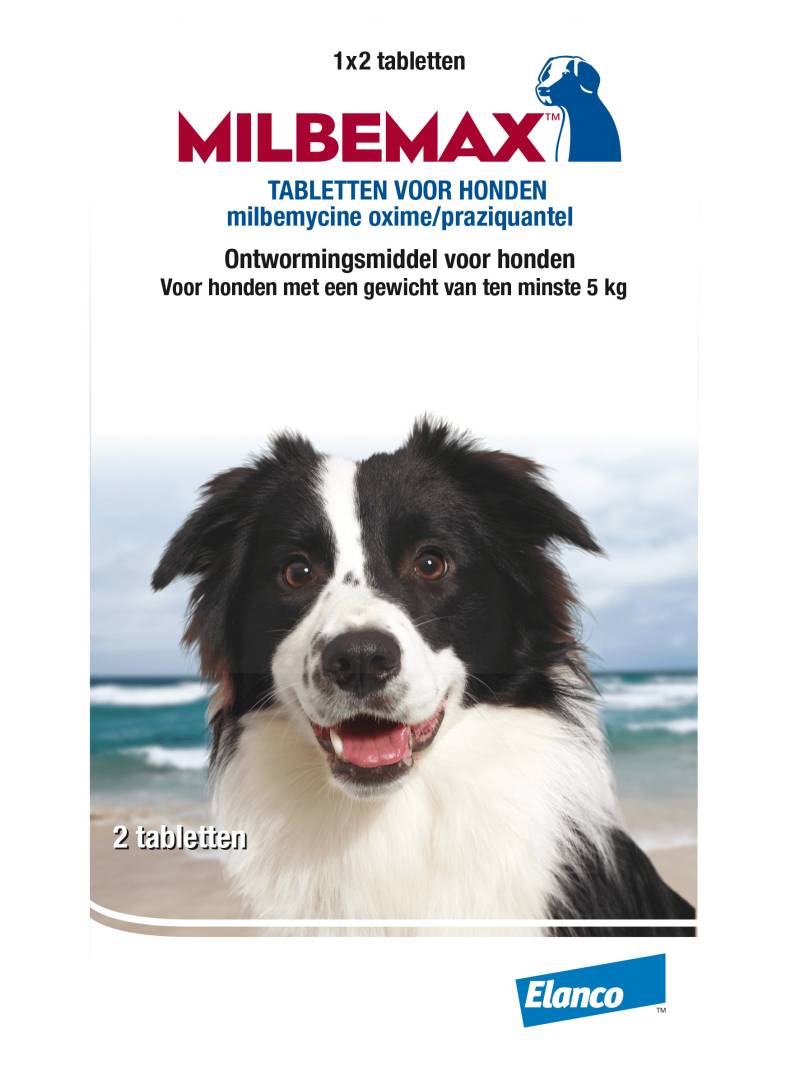 Milbemax Entwurmungstabletten für Hunde ab 5 kg 8 Tabletten von Milbemax