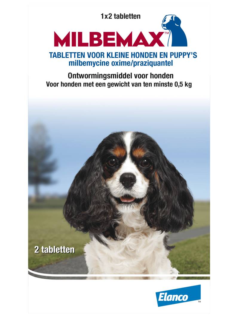 Milbemax Entwurmungstabletten für kleine Hunde und Welpen 16 Tabletten von Milbemax