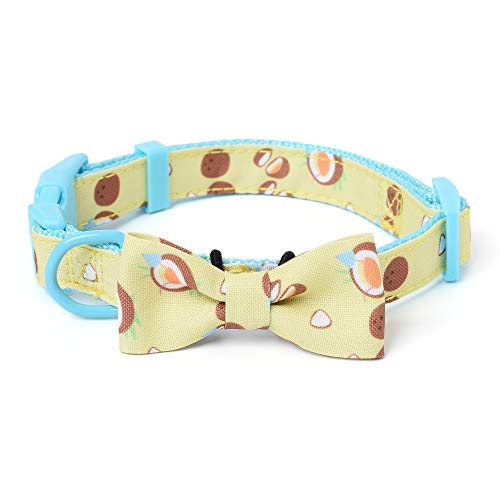 Mile High Life | Frühling Floral Kollektion | Weiches Poly-Baumwoll-Gewebe | Weibliche Hundehalsbänder | Schleifenhalsband | Bandana von Mile High Life